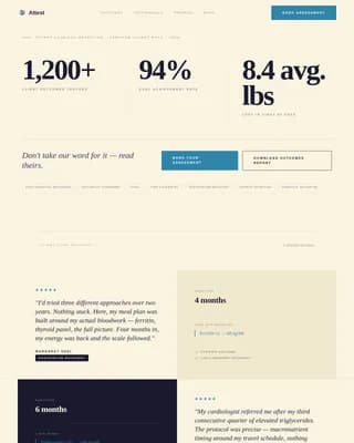 Dietitian Booking Website Template