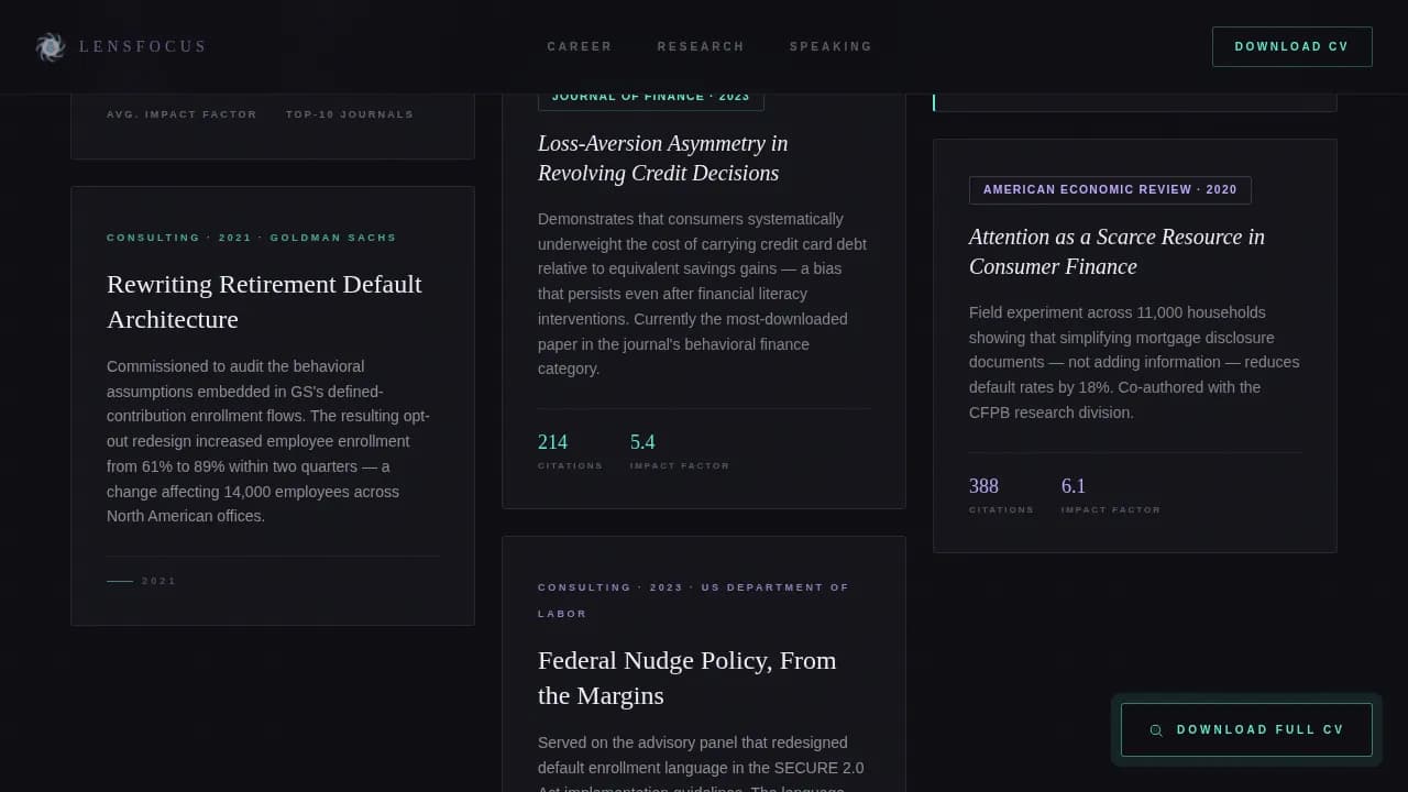 Adjunct Professor Career Careers Website Template