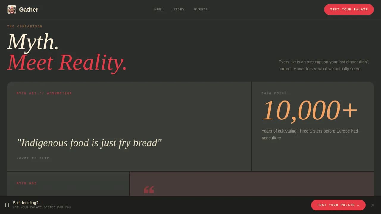 Indigenous-Owned Booking Website Template
