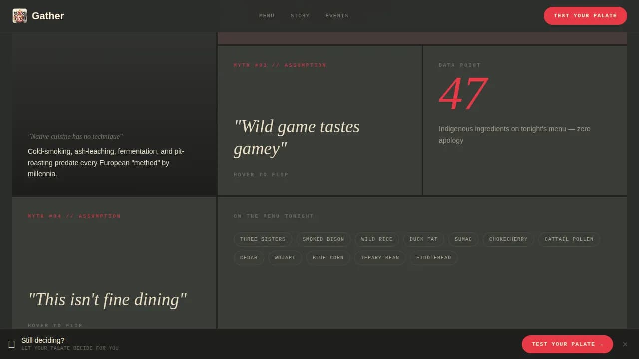 Indigenous-Owned Booking Website Template