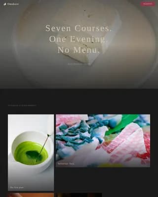 Japanese Dining Pricing Website Template
