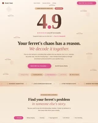 Ferret Reviews Website Template