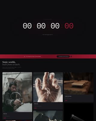 Whisper - Immersive Asmr Landing Page Template