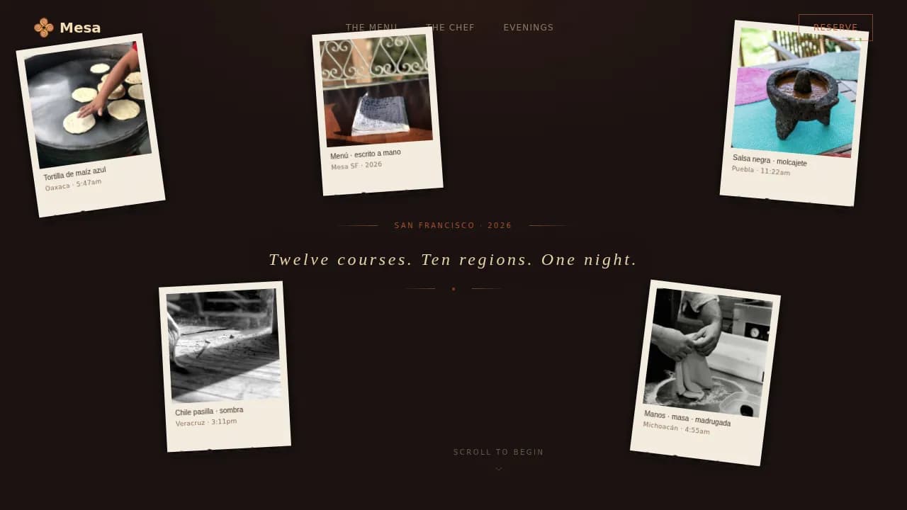 Mexican Dining Professional Website Template