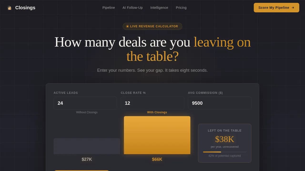 Pipeline — Smart Real Estate Management Landing Page Template