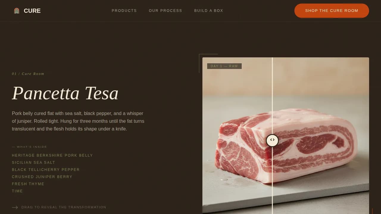 Meat & Seafood Professional Website Template