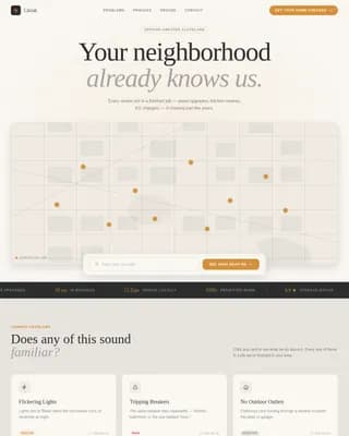 Single Family Home Construction Booking Website Template