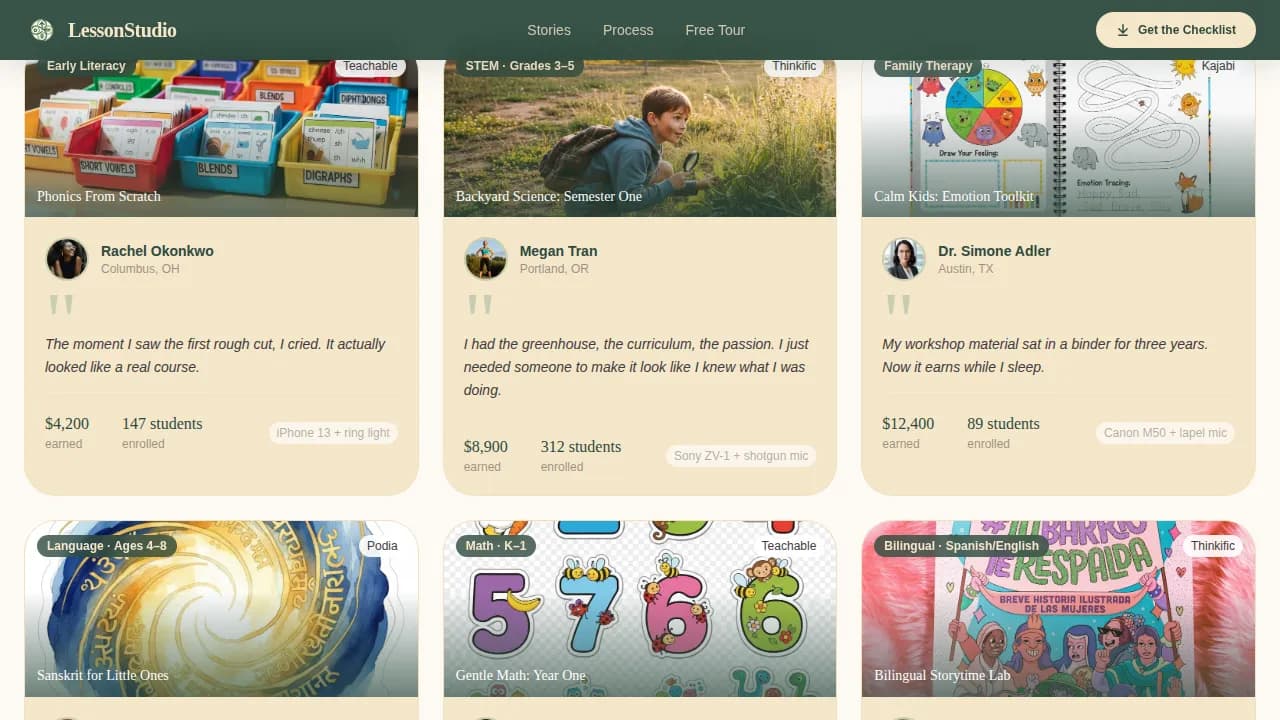 Online Course Platform Blog Website Template