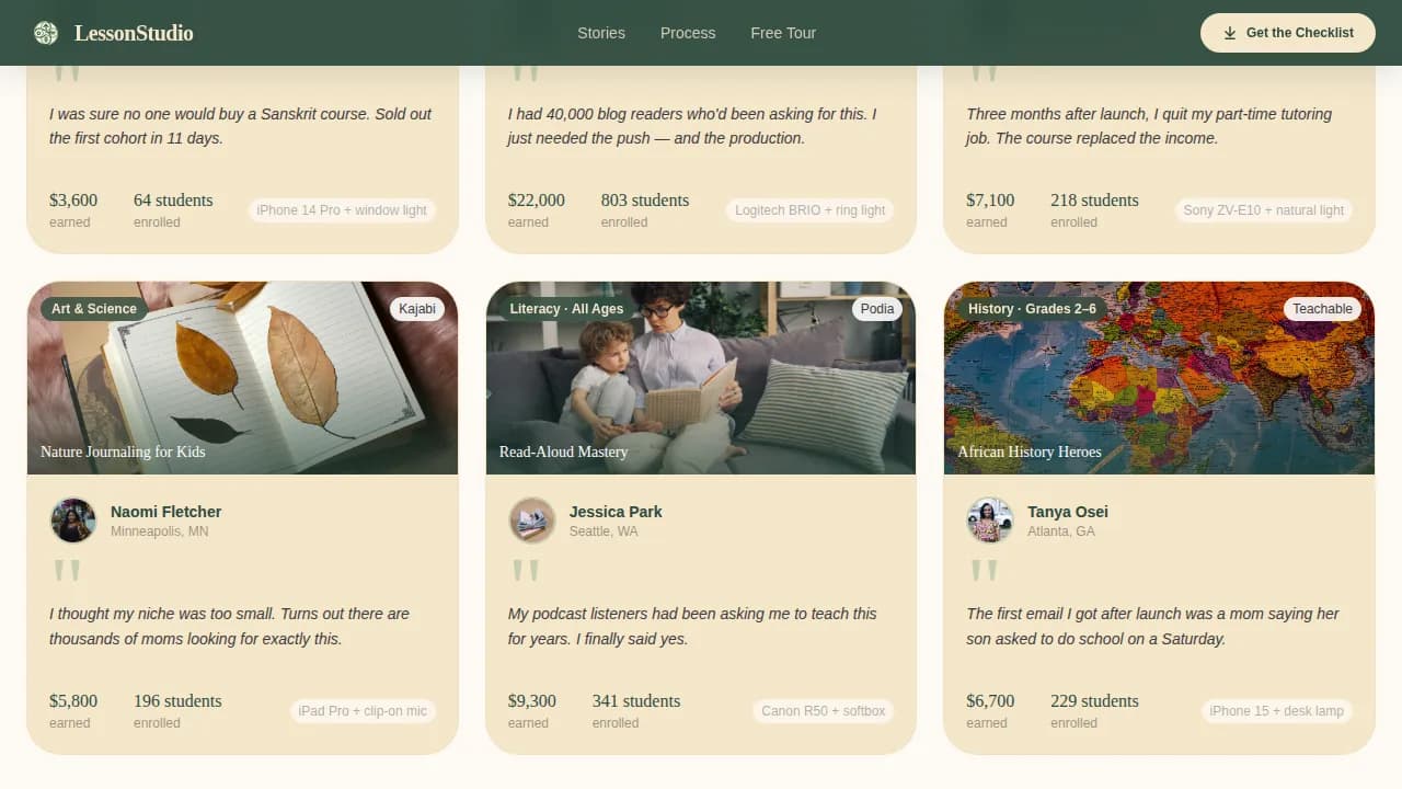 Online Course Platform Blog Website Template