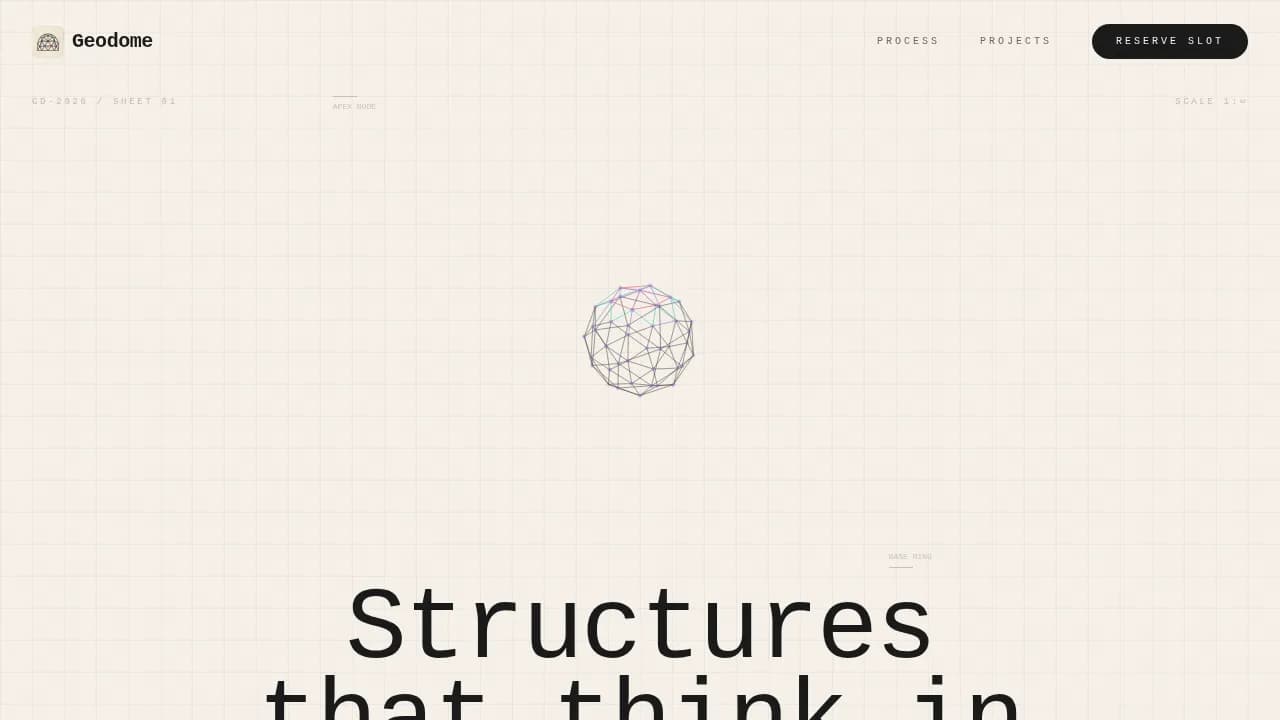 Tiny & Alternative Architecture Pre-Launch Website Template