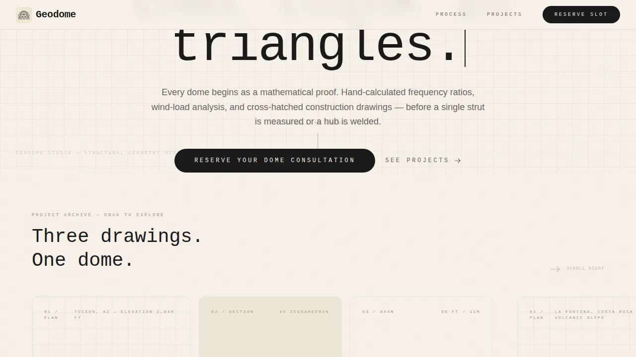 Tiny & Alternative Architecture Pre-Launch Website Template