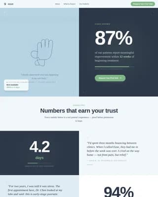 Rheumatologist Booking Website Template