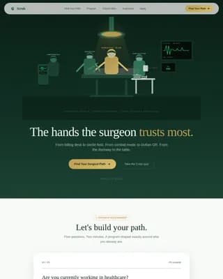 Medical & Healthcare Training Careers Website Template