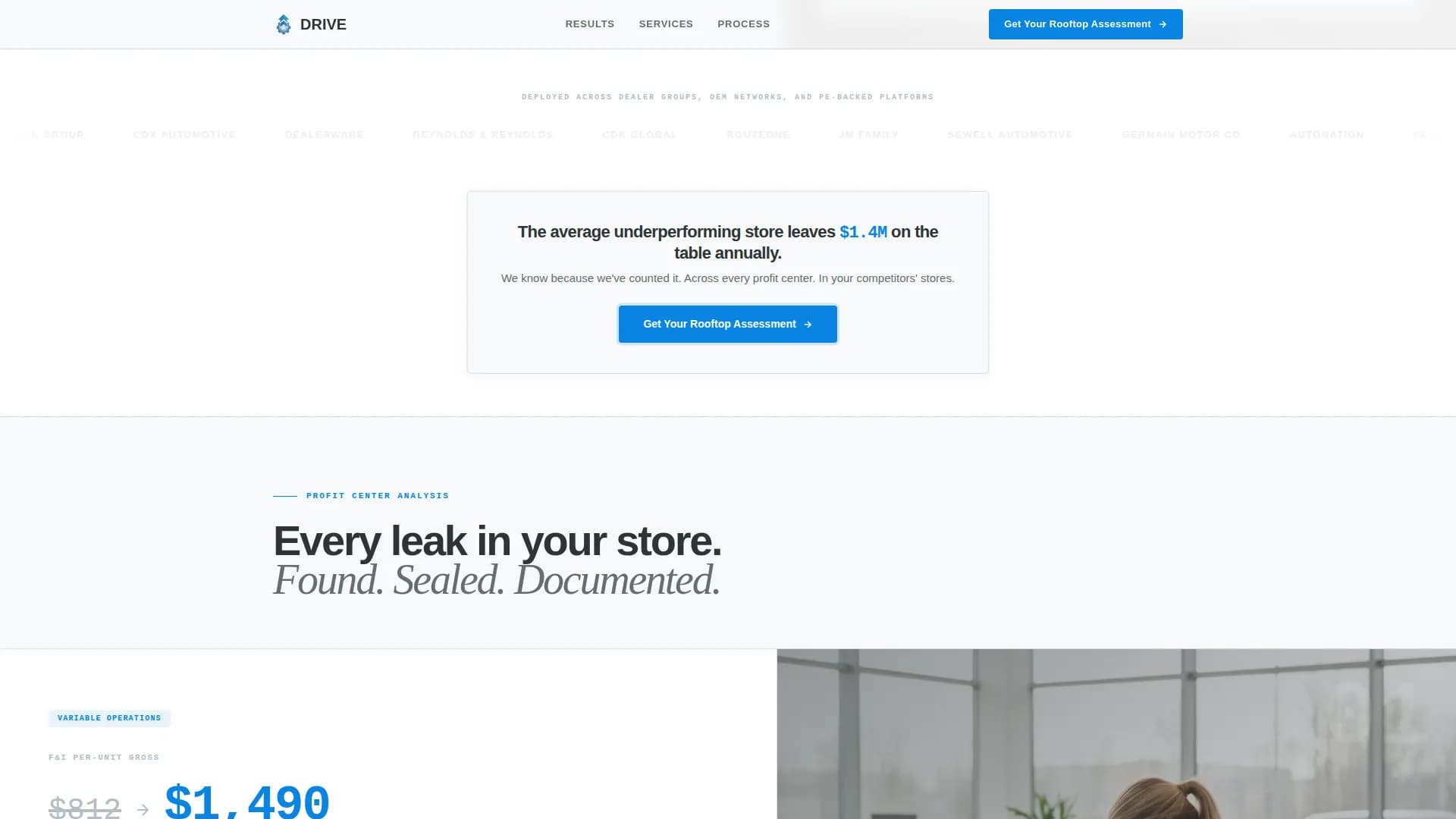 Automotive Consulting Booking Website Template