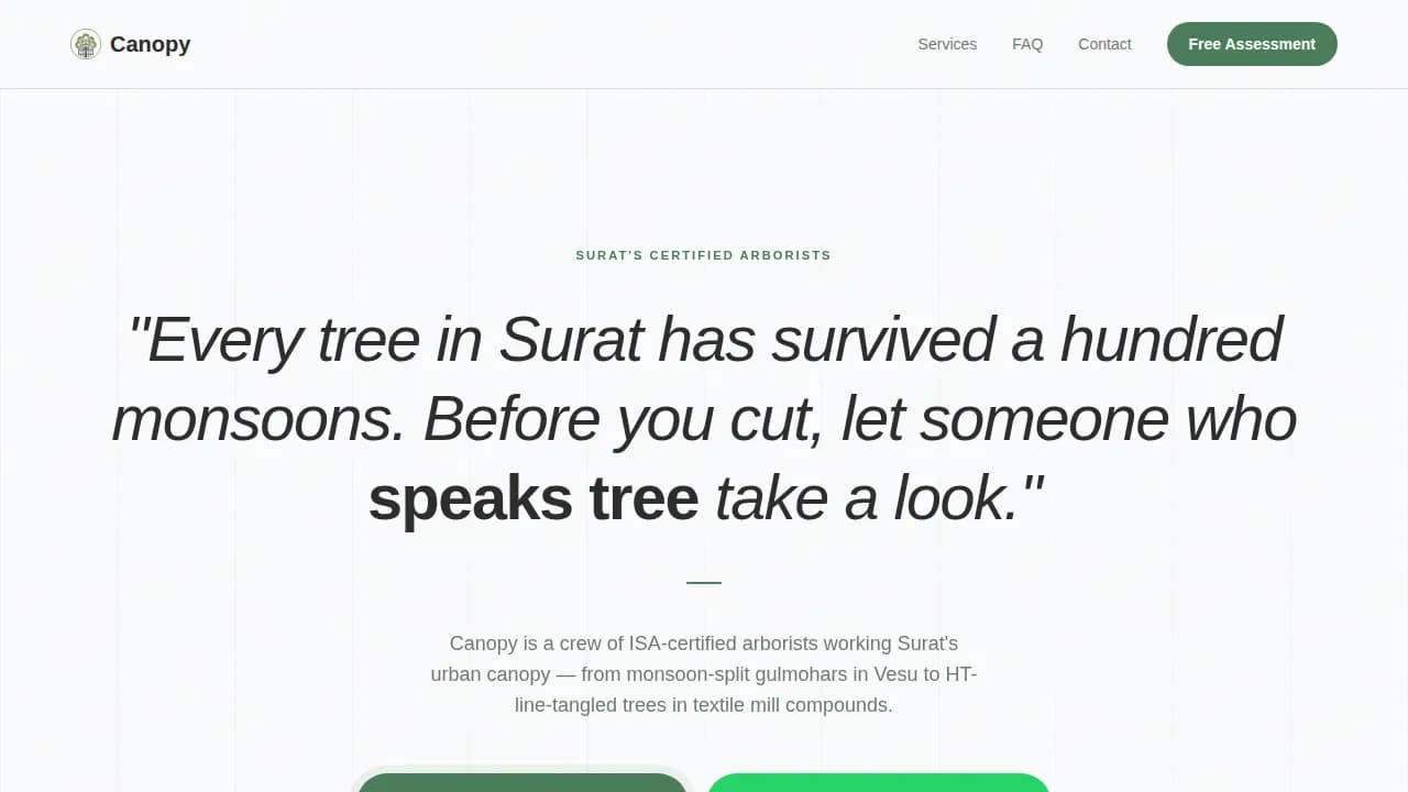 Surat Local Professional Website Template