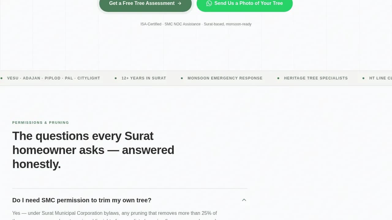 Surat Local Professional Website Template