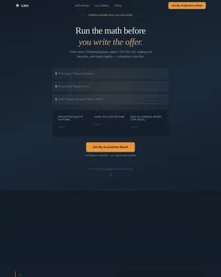 Claim — Instant Foreclosure Advisory Landing Page Template