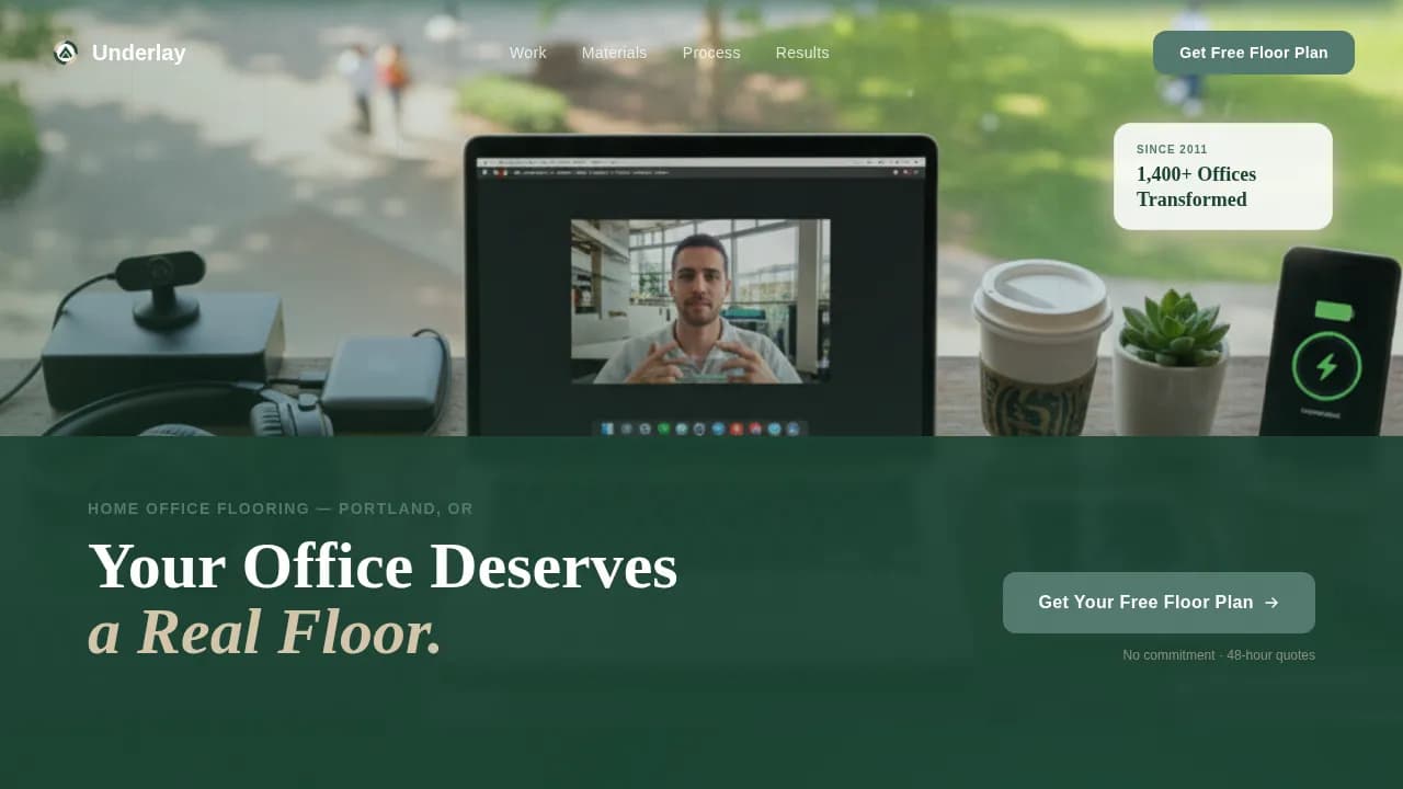 Home Office Renovation Professional Website Template