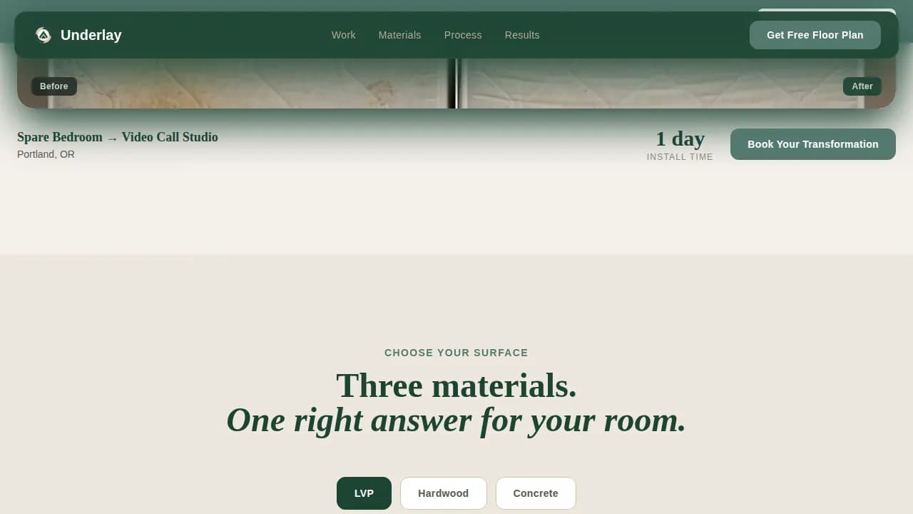 Home Office Renovation Professional Website Template