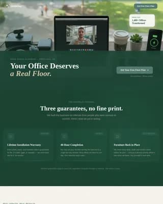 Home Office Renovation Professional Website Template