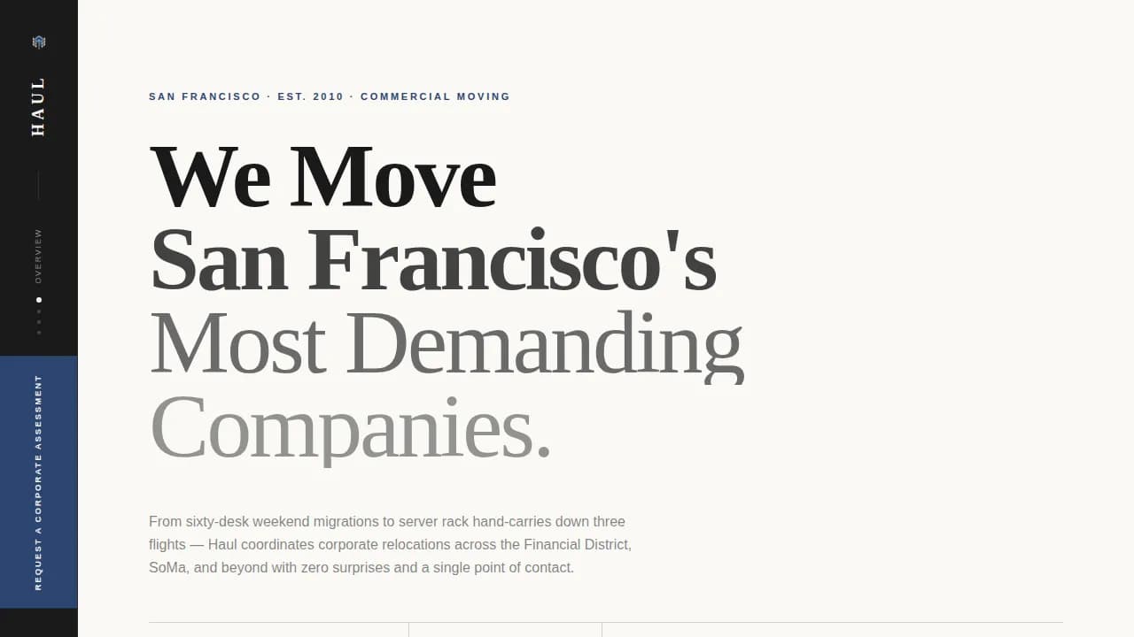 Transit — Reliable Relocation Services Landing Page Template