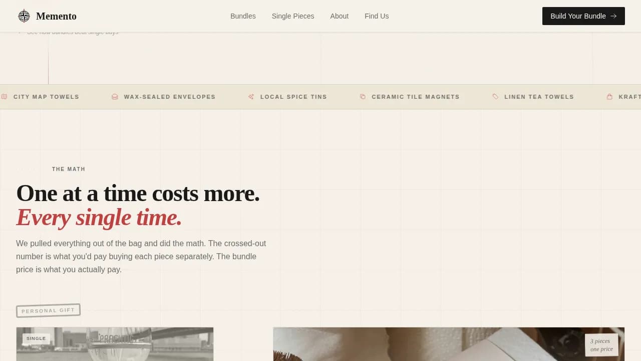Gift & Specialty Store Comparison Website Template