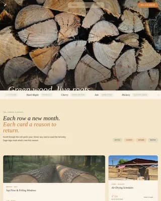 Forestry & Timber Blog Website Template