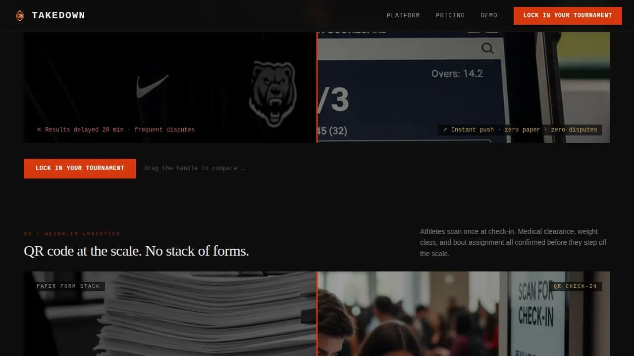 Wrestling Directory Website Template