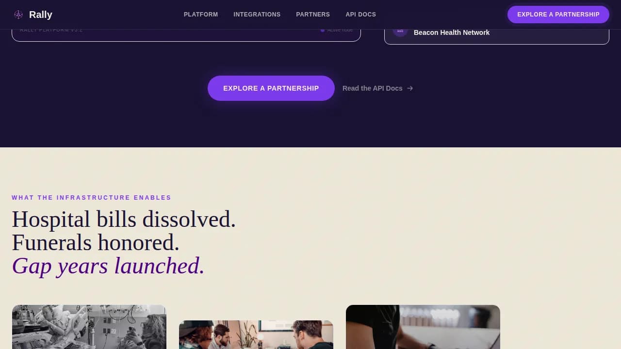 Charity & Fundraiser Profile Professional Website Template