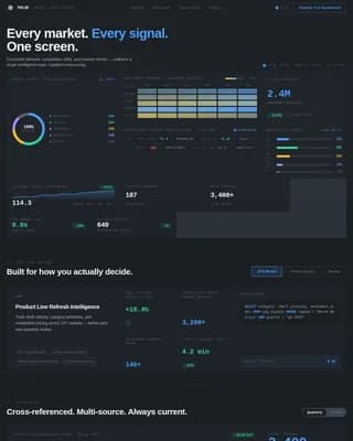 Data & Analytics Specialist Professional Website Template