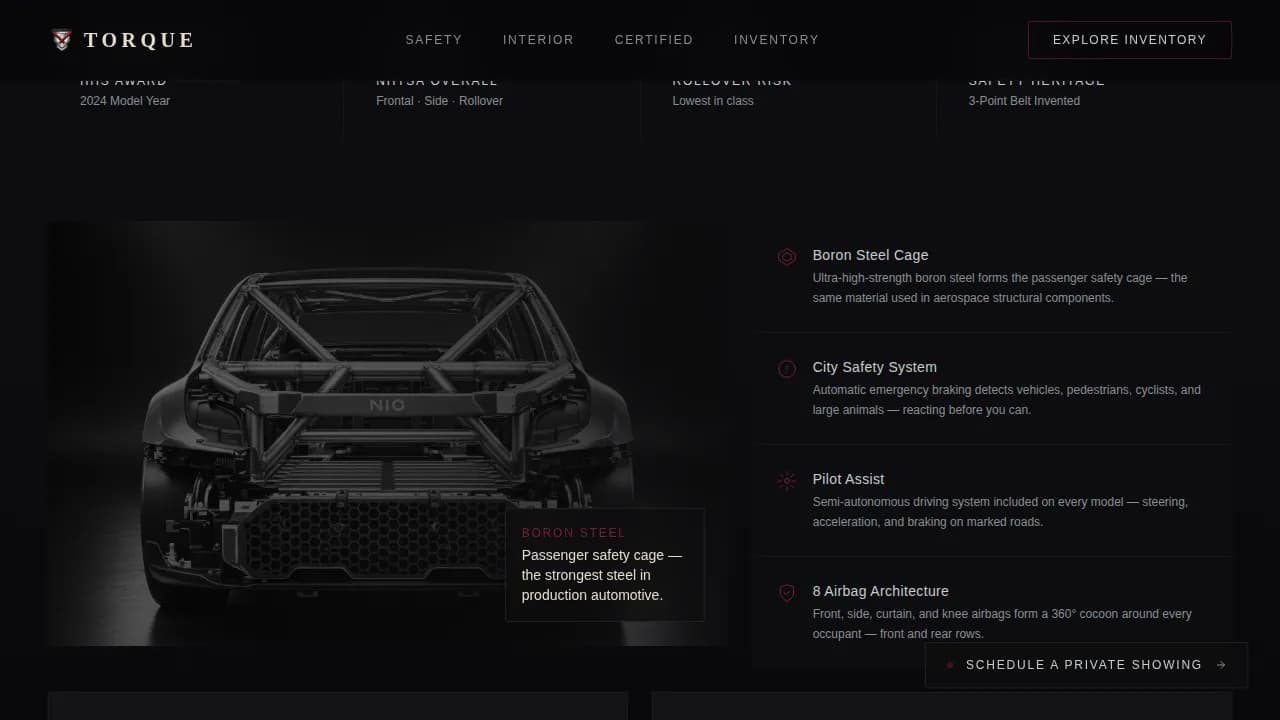 Volvo Professional Website Template