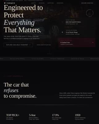 Volvo Professional Website Template