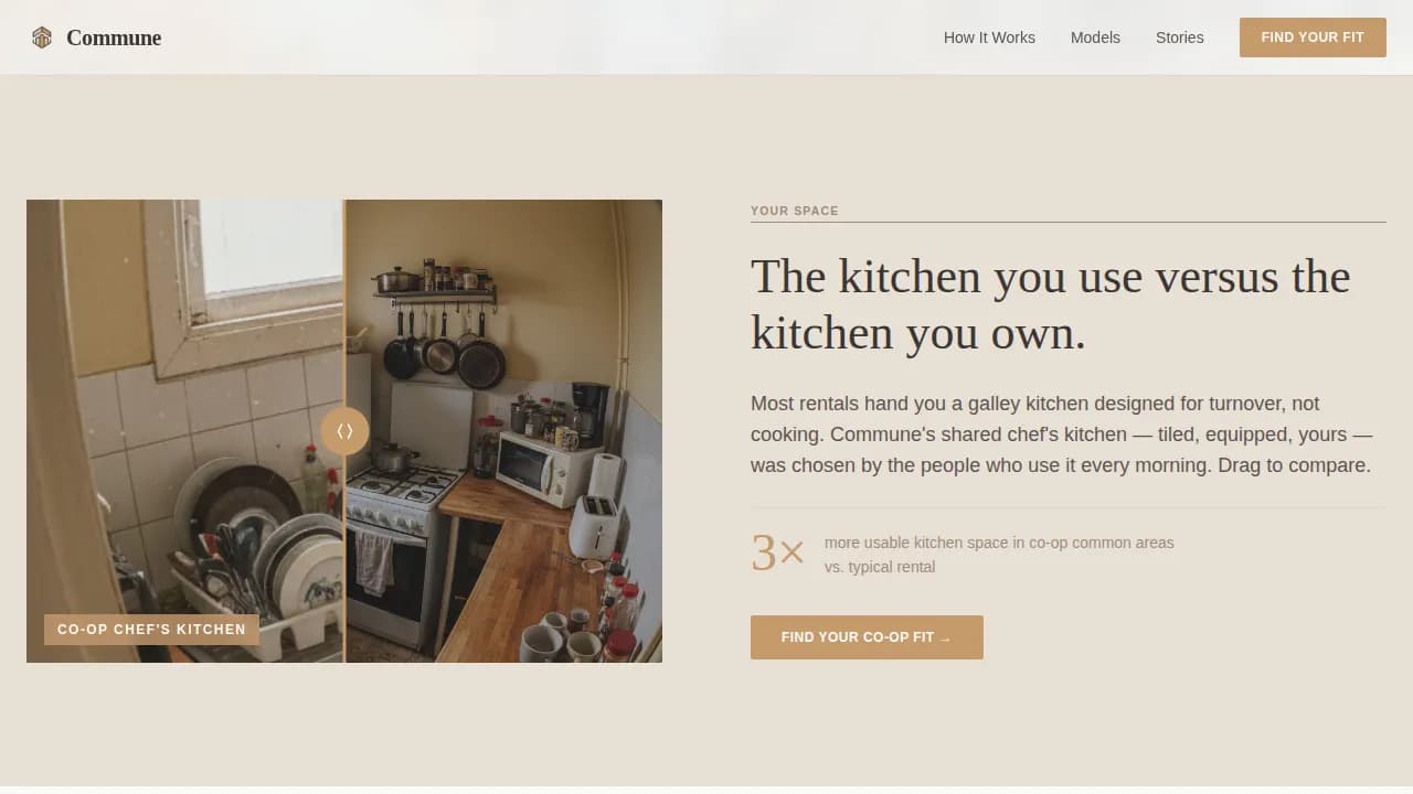 Equity — Collaborative Housing Solution Landing Page Template