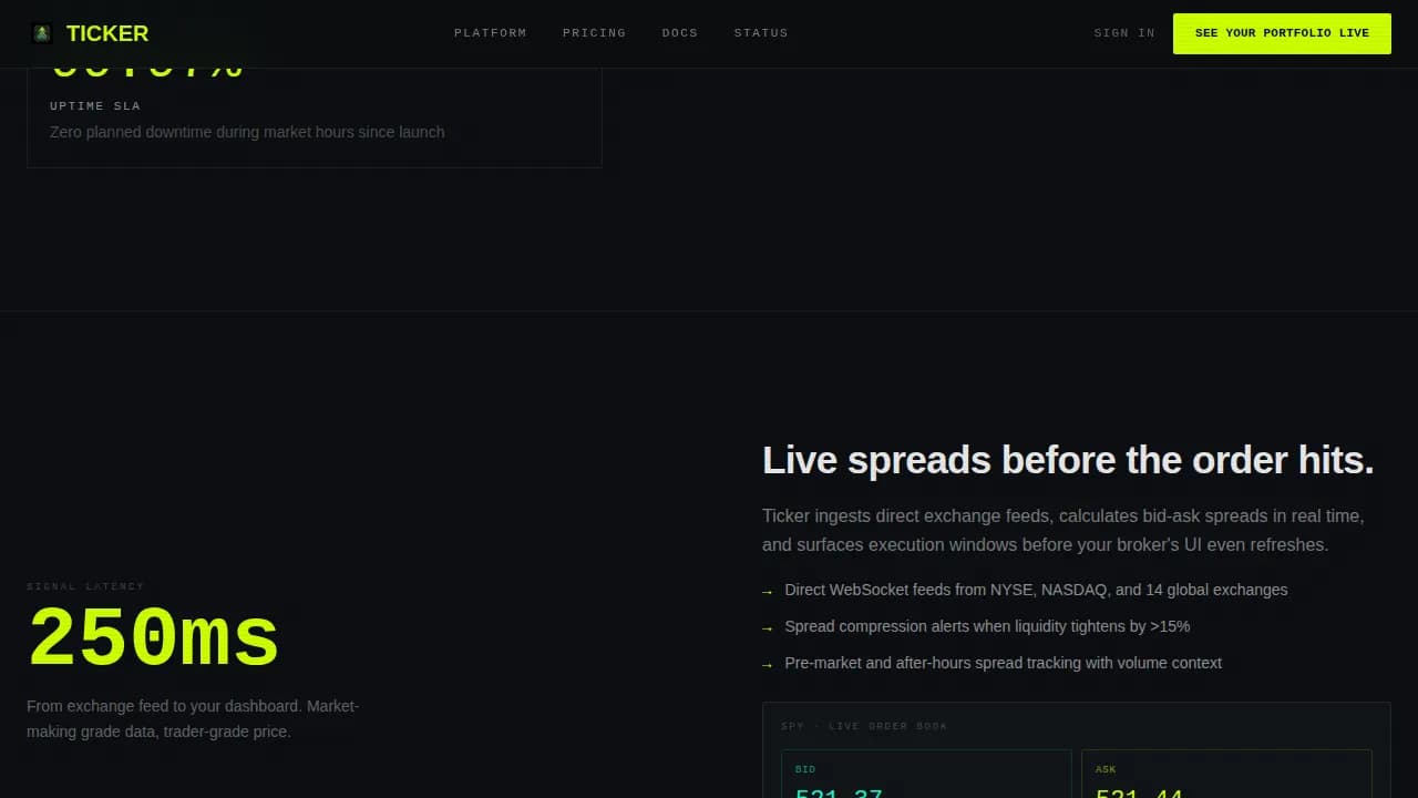 Financial Services Digital Presence Portfolio Website Template