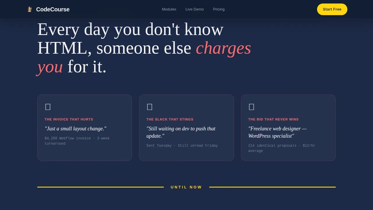 Online Skill Courses Careers Website Template