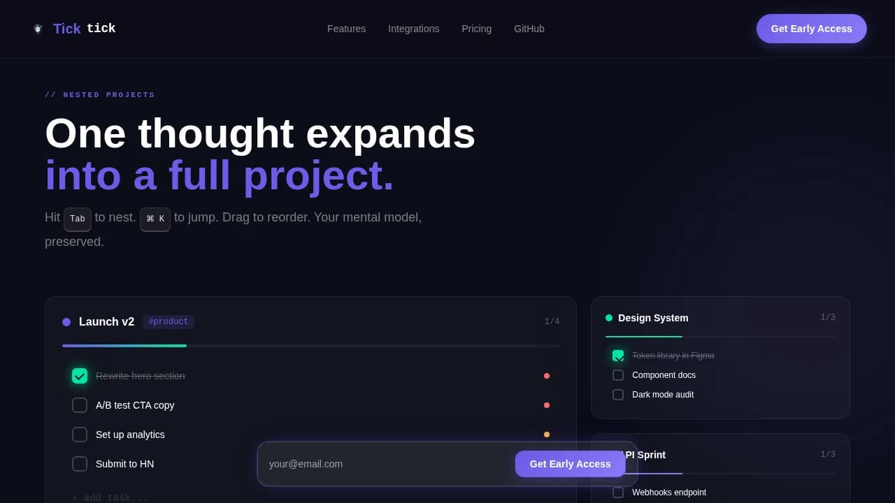 Micro-SaaS & Developer Tools Professional Website Template