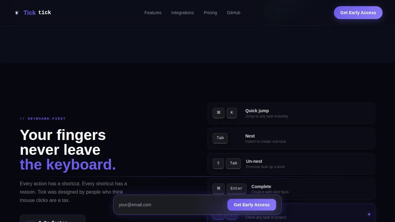 Micro-SaaS & Developer Tools Professional Website Template