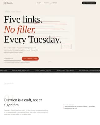 Email Marketing Newsletter Blog Website Template