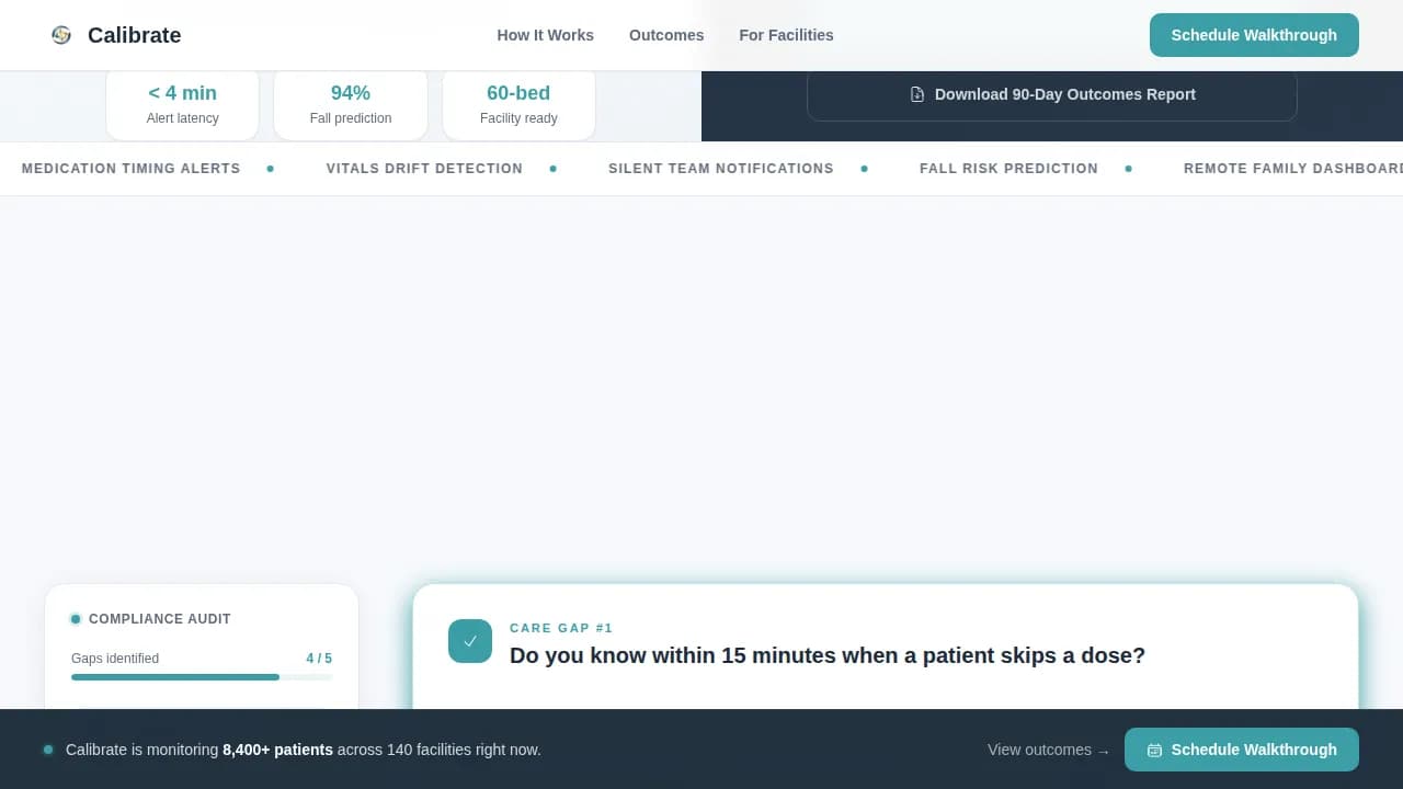Geriatrics Medicine Booking Website Template