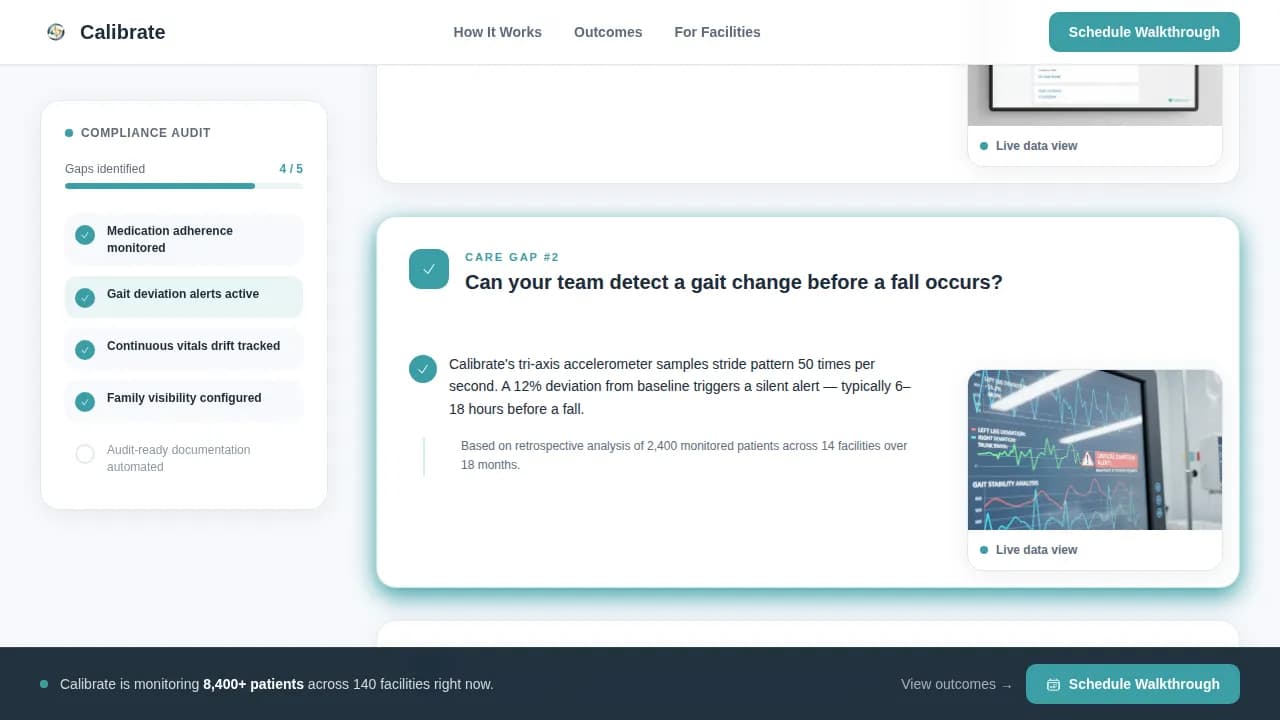 Geriatrics Medicine Booking Website Template