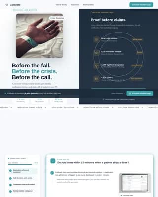 Geriatrics Medicine Booking Website Template