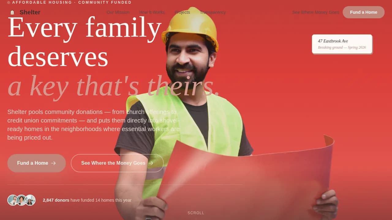 Secure — Accessible Housing Solutions Landing Page Template