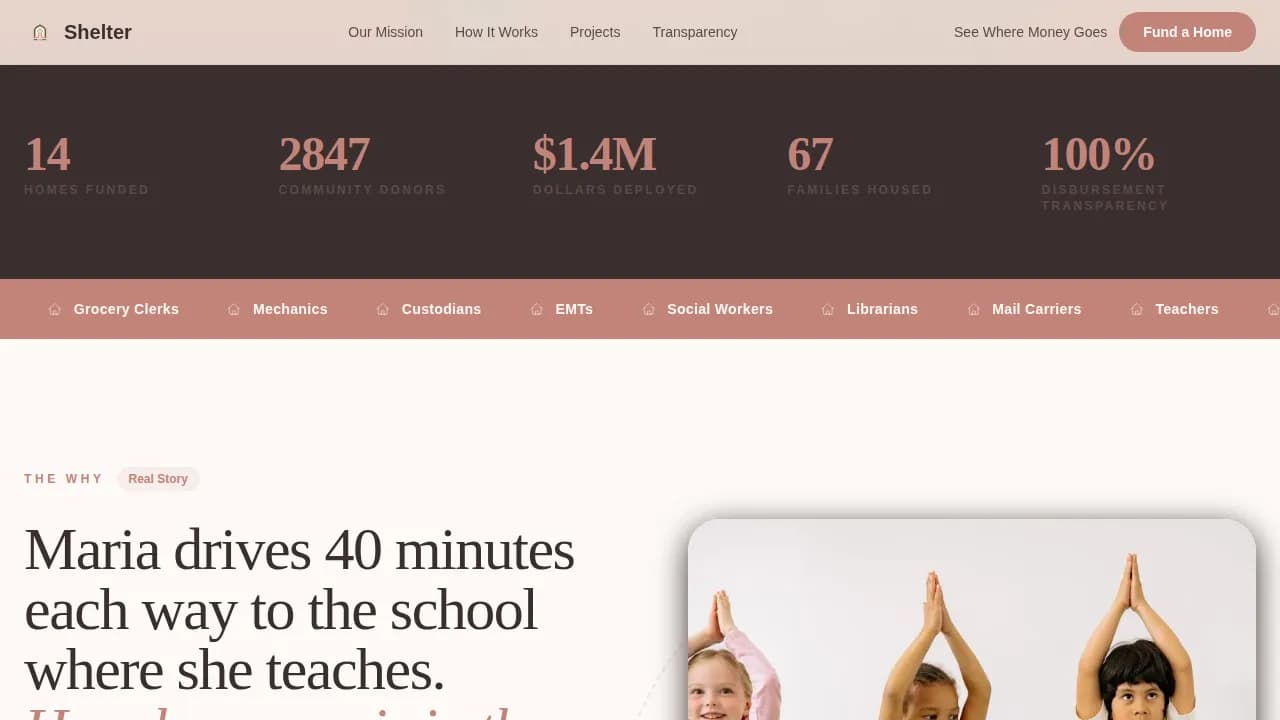 Secure — Accessible Housing Solutions Landing Page Template