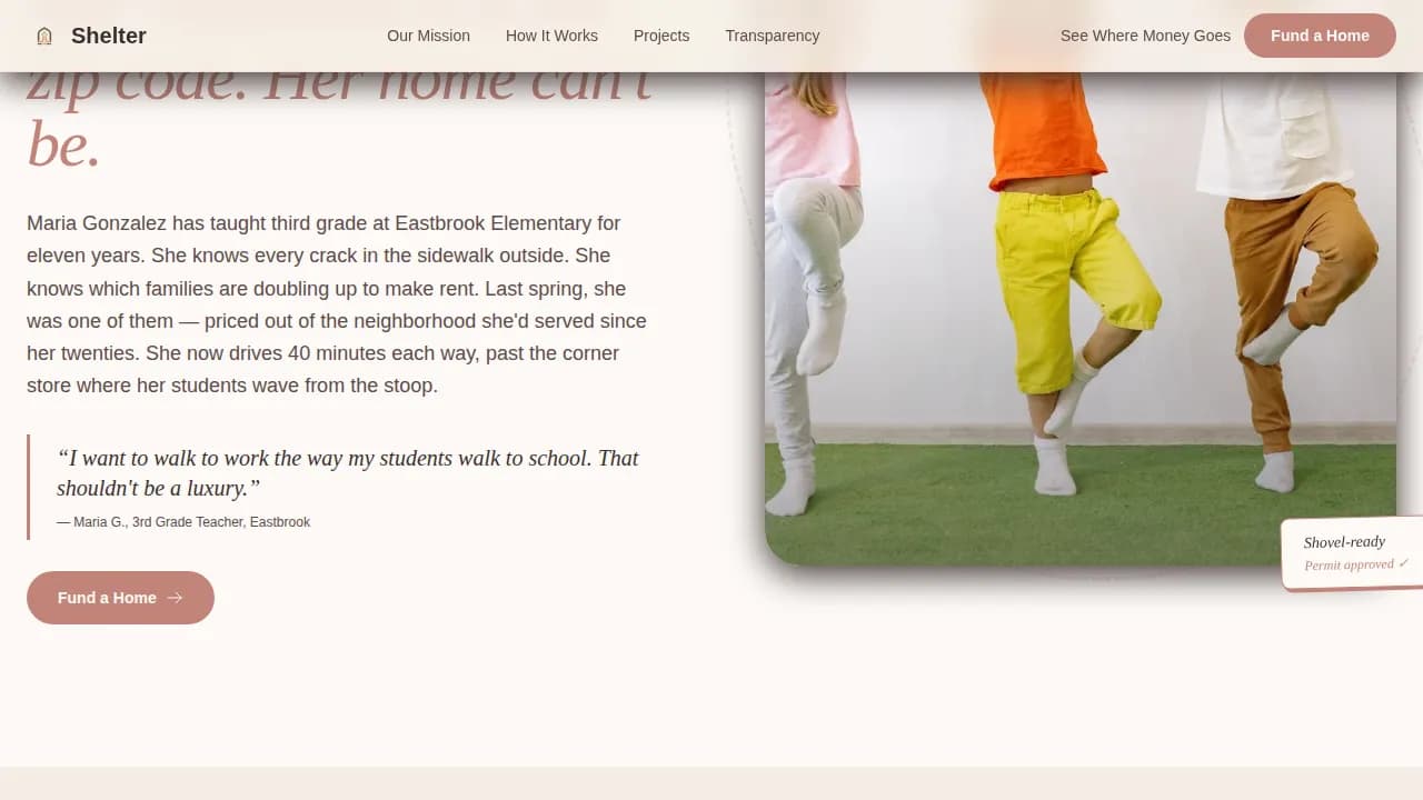 Secure — Accessible Housing Solutions Landing Page Template
