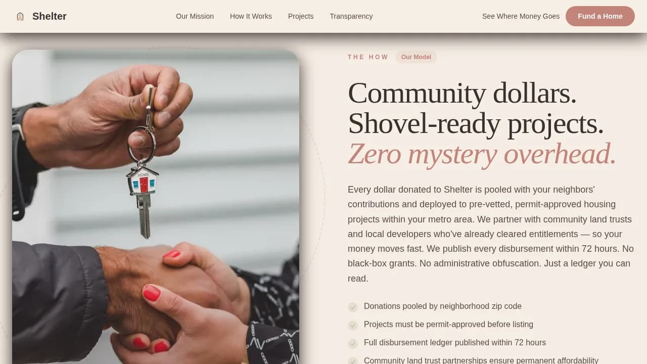 Secure — Accessible Housing Solutions Landing Page Template