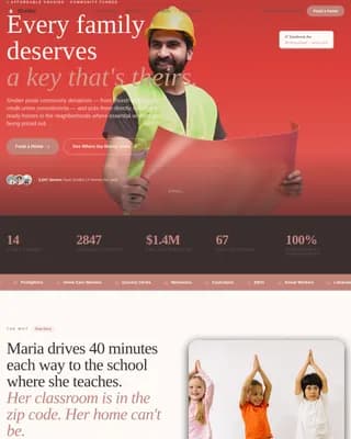 Secure — Accessible Housing Solutions Landing Page Template