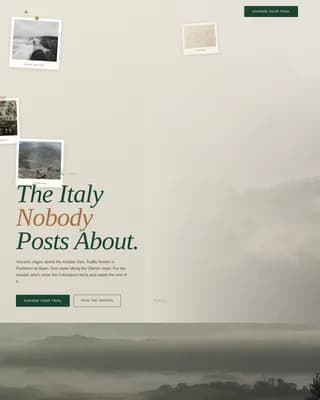 Italy Travel Booking Website Template