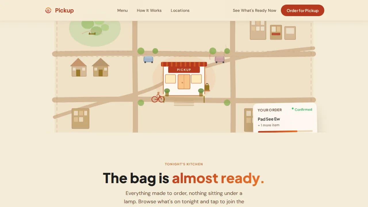 Digital Menu & Ordering Professional Website Template
