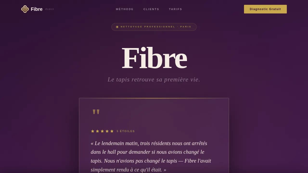 Paris Local Booking Website Template