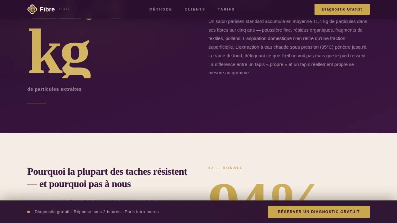 Paris Local Booking Website Template